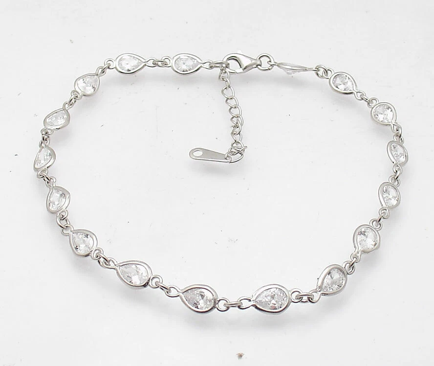 Real sale tennis anklet