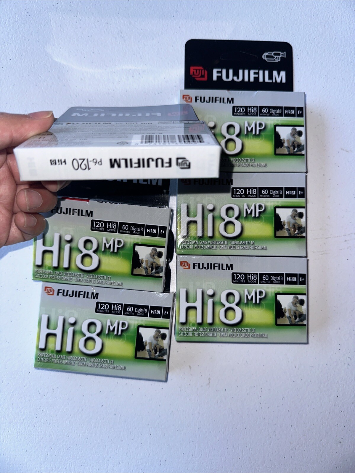 Lot of 6 FujiFilm HI8 MP P6120 Professional Grade Video Cassette Brand