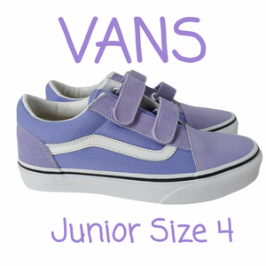 purple vans size 4