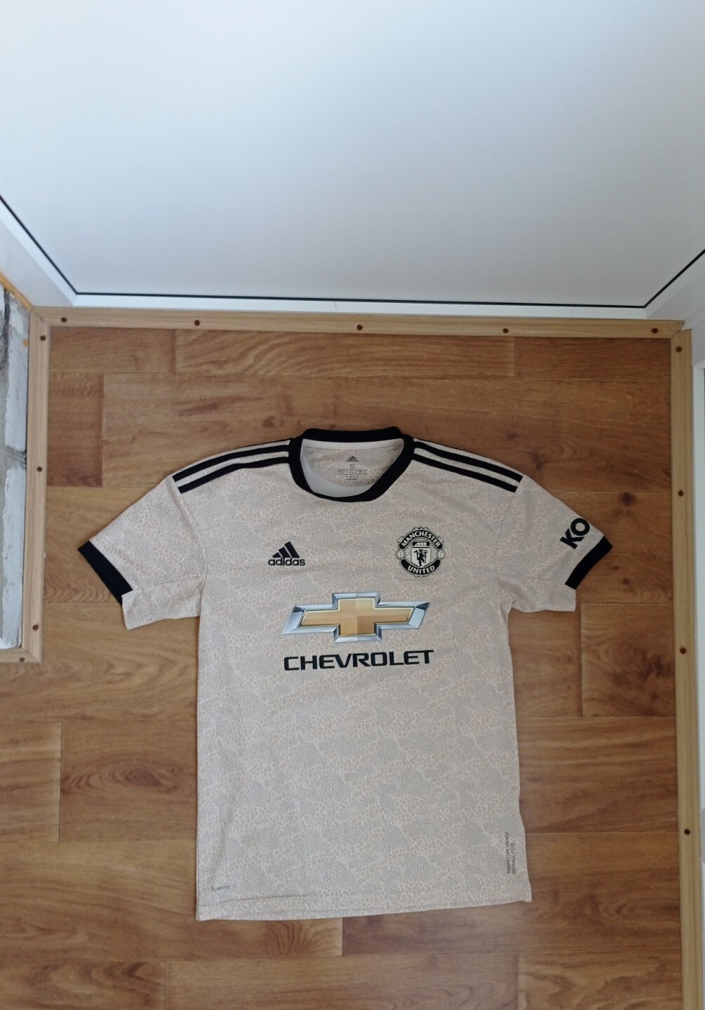  2019 2020 Manchester United Adidas Away Kit Soccer Jersey Shirt Size S Small