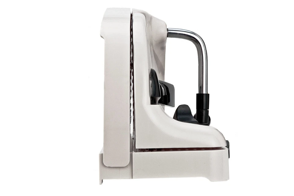 WENKO Brotschneidemaschine mit Handkurbel Weiß Edelstahlklinge Retro Brotscheibe - Bild 2 von 4