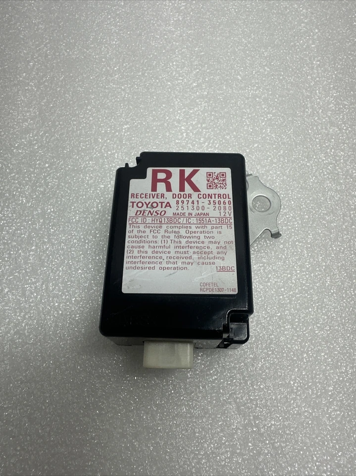 2010-21 TOYOTA 4RUNNER SMART DOOR MÓDULO DE CONTROLE RECEPTOR DE ENTRADA SEM CHAVE FABRICANTE DE EQUIPAMENTO ORIGINAL - Imagem 3 de 4