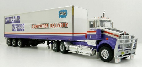 Highway Replicas 1:64 Kenworth SAR Day Cab Freight Semi Trailer: Kwikasair