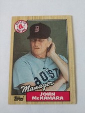 John McNamara - 1987 Topps #368 - Boston Red Sox Baseball Card