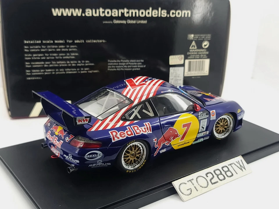 AUTOart 1:18 Porsche 911 GT3 R(996 GT3R) "RED BULL" #7 Daytona 24h 2002(80272) - Image 3 of 4