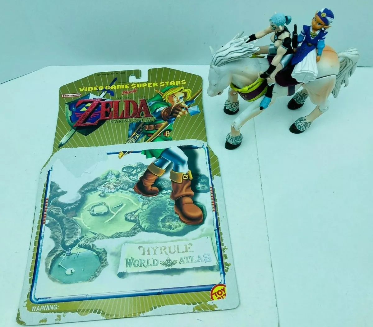 IMPA Legend of Zelda Ocarina of Time-Action Figures- Toy Biz 2001 New &  Sealed!