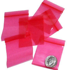 1000 Red Apple Baggies 1.5 x 1.5 in. Small Zip Bags 1515 reclosable