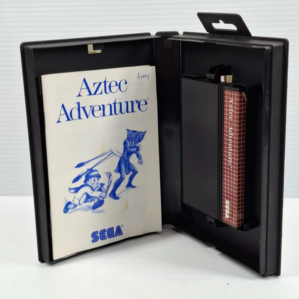 Aztec Adventure (Sega Master, 1988) COMPLETE WITH MANUAL - PAL - Image 4 of 4