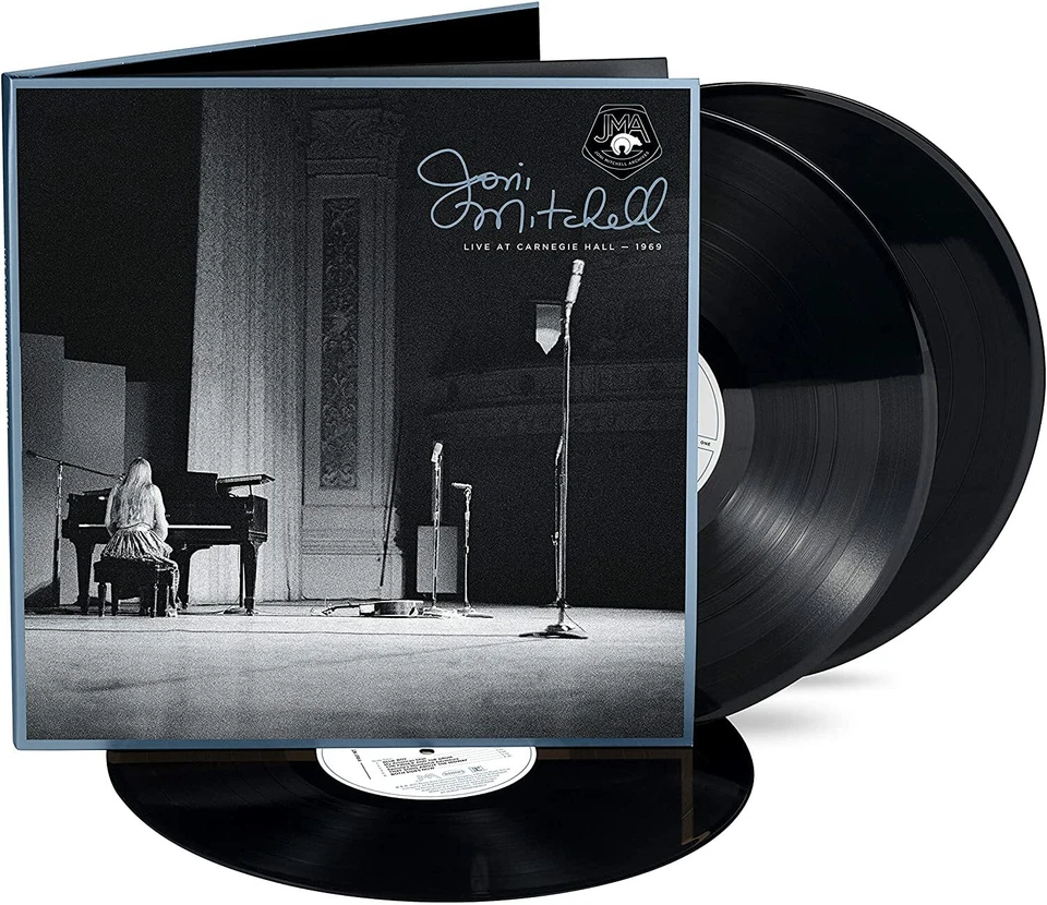 JONI MITCHELL - LIVE AT CARNEGIE HALL - 1969 - TRIPLE VINYL 3xLP BOX SET *NEW* - Image 2 of 3