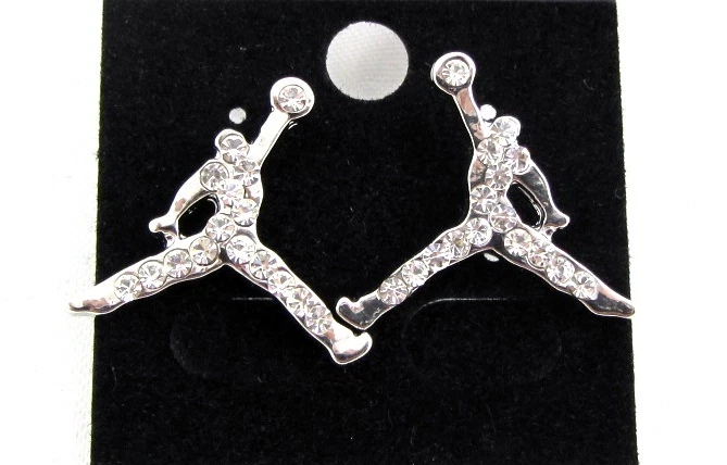 Jordan jumpman best sale earrings