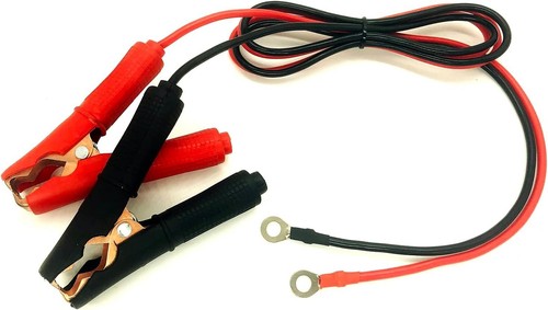 2-Piece 30A Alligator Clip Set – For Jumper Cables, Battery Chargers, 12V Booster Connections