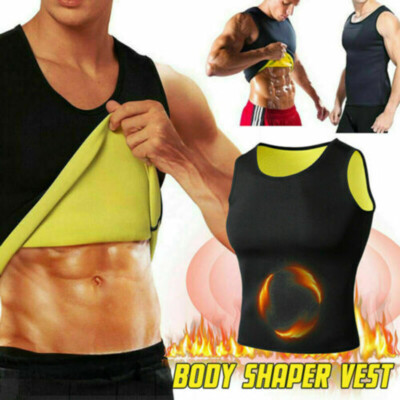 Men Slimming Gym Yoga Sports T-Shirt Gym Muscle Compression Shirt Sauna Vest