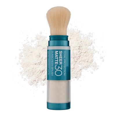 Colorescience Total Protection Sheer Matte SPF 30 Sunscreen Brush For Oily an...