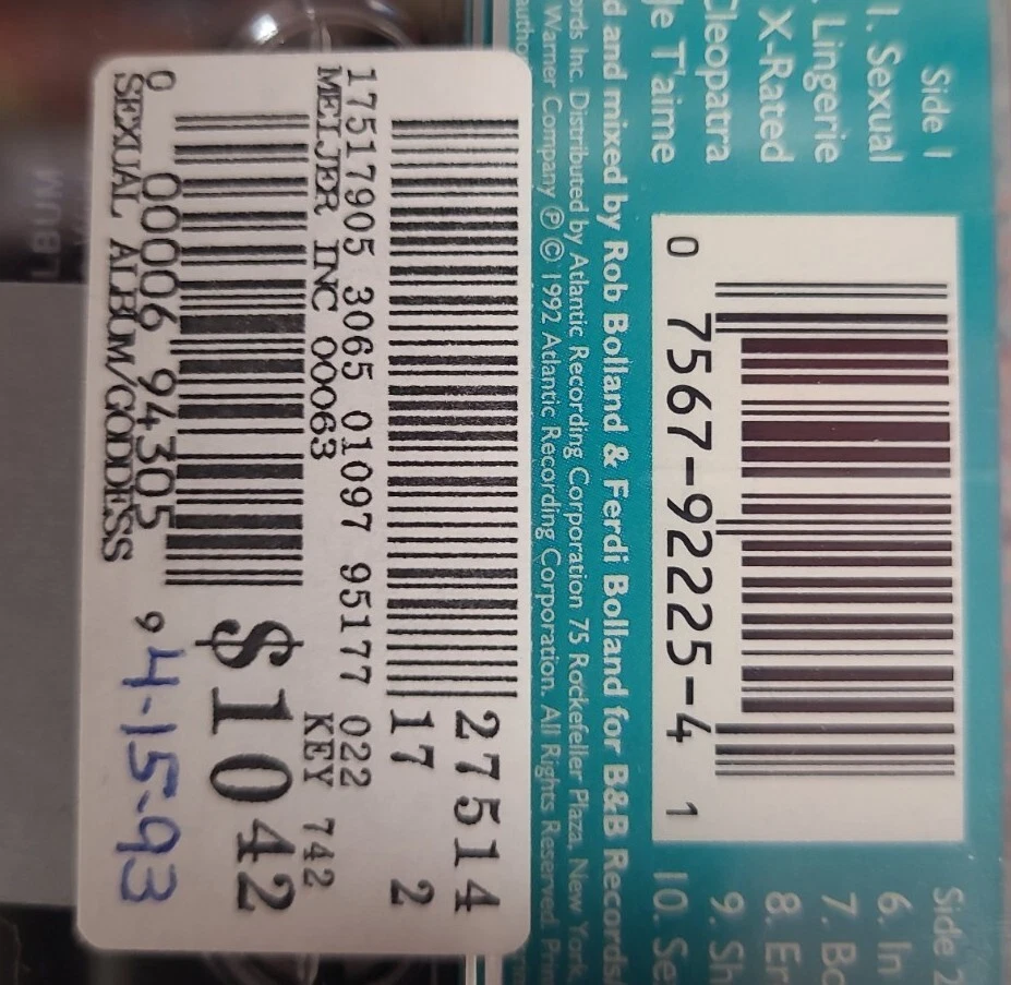 Goddess - The Sexual Album Cassette SEALED - Image 4 of 4