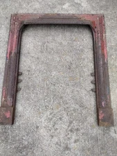 Antique Vintage Ornate Heavy Cast Iron Fireplace Surround Read Description 