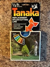 Tanaka Nylon Replacement Cutting Line .065 Blue 1/2 Pound Vintage