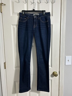 J Brand Scarlett Cigarette Jeans in Ink Women's Size 29x31 Dark Wash Low  Rise