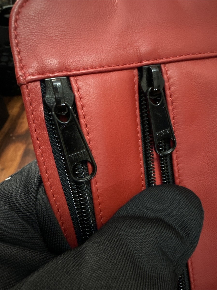 Supreme SS19 Leather Red Waist/Shoulder Pouch Bag | eBay