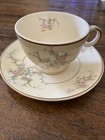 Vintage Floral Teacup and Saucer — photo 1
