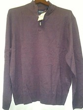 NWT DOCKERS Mens M 1/4 Zip Pullover Sweater Heather XL BRAND NEW WITH TAGS