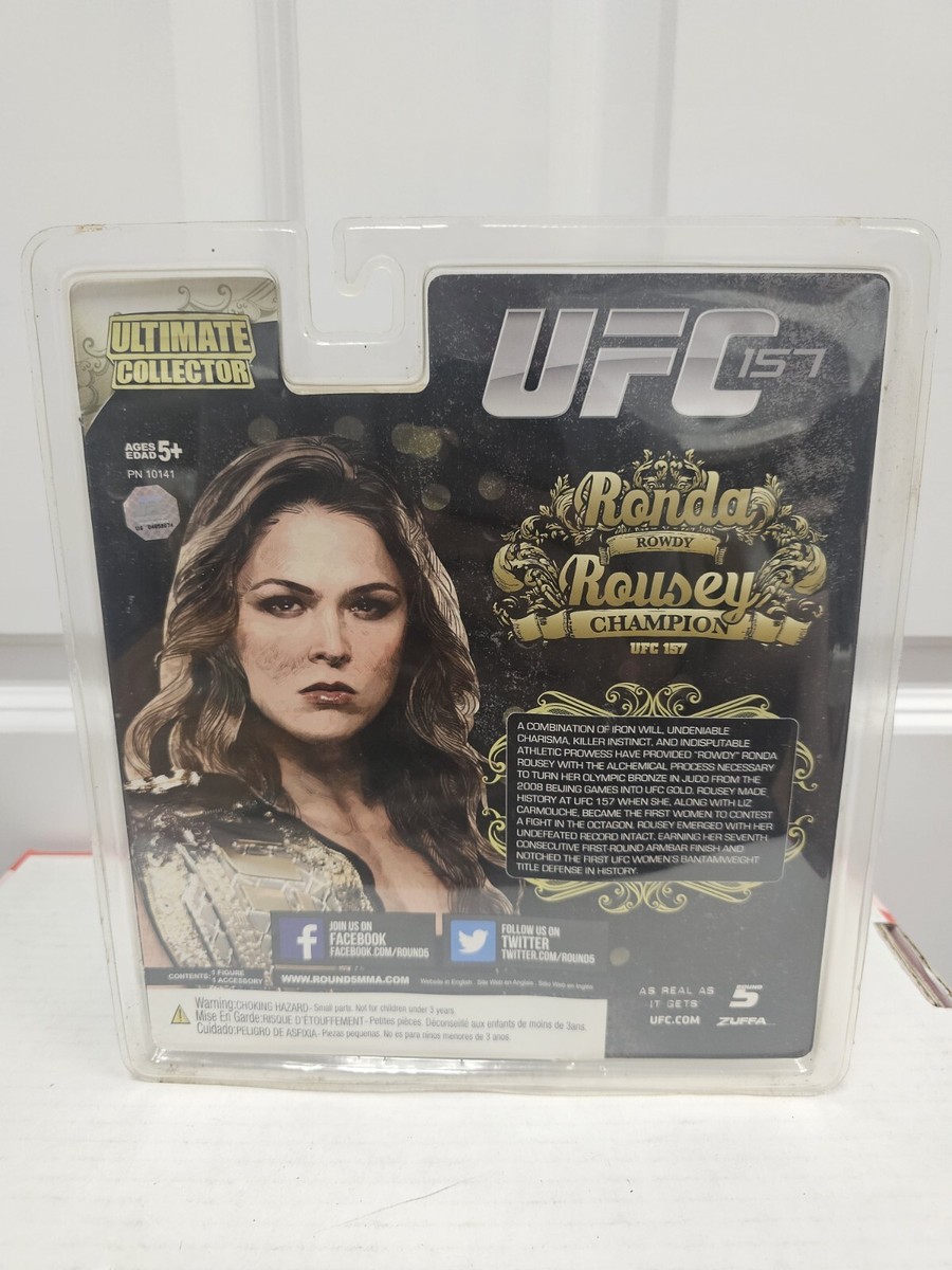 Round 5 UFC Ultimate Collector Rowdy Ronda Rousey Figure, UFC 157