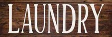 Laundry Sign Rustic Looking Wood Sign Wall D cor Gift B3-06180028005