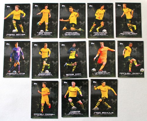 TOPPS BVB Borussia Dortmund 2020 SAMMELKARTENSET CURATED SET 50 TRADING CARDS - Picture 9 of 12