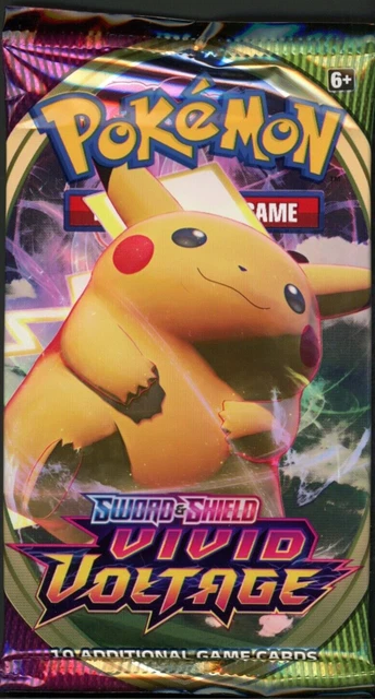 Pokemon SWSH Vivid Voltage Booster Pack - 10 Cards / Pack - Random Art - SEALED