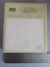 Stampin Up 3 1/2" Circle Originals Big Shot Sizzix