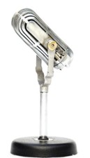 VINTAGE RARE 1940'S ELGIN D9A / AMERICAN D9T DUAL DYNAMIC CARDIOID MICROPHONE