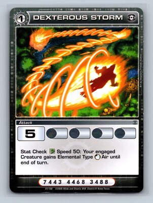 Chaotic TCG - Dexterous Storm 41/100 -4Kids Silent Sands