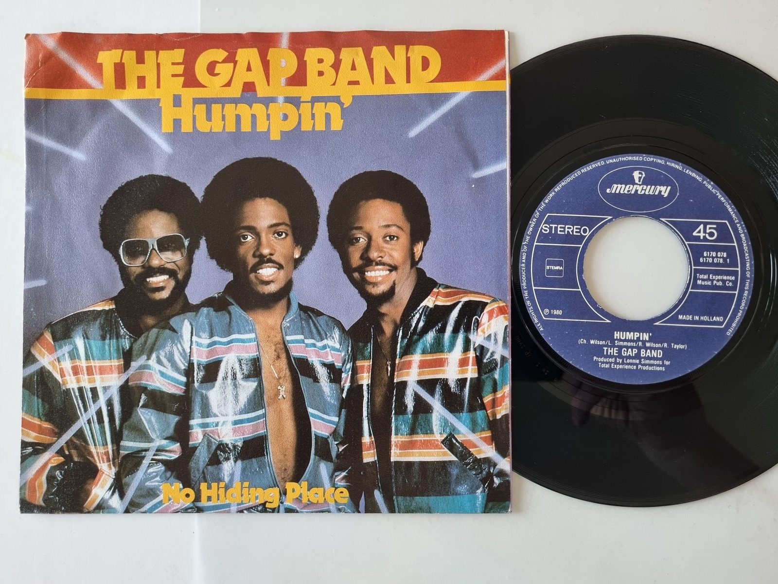 The Gap Band - Humpin' / No Hiding Place 7'' Vinyl Holland