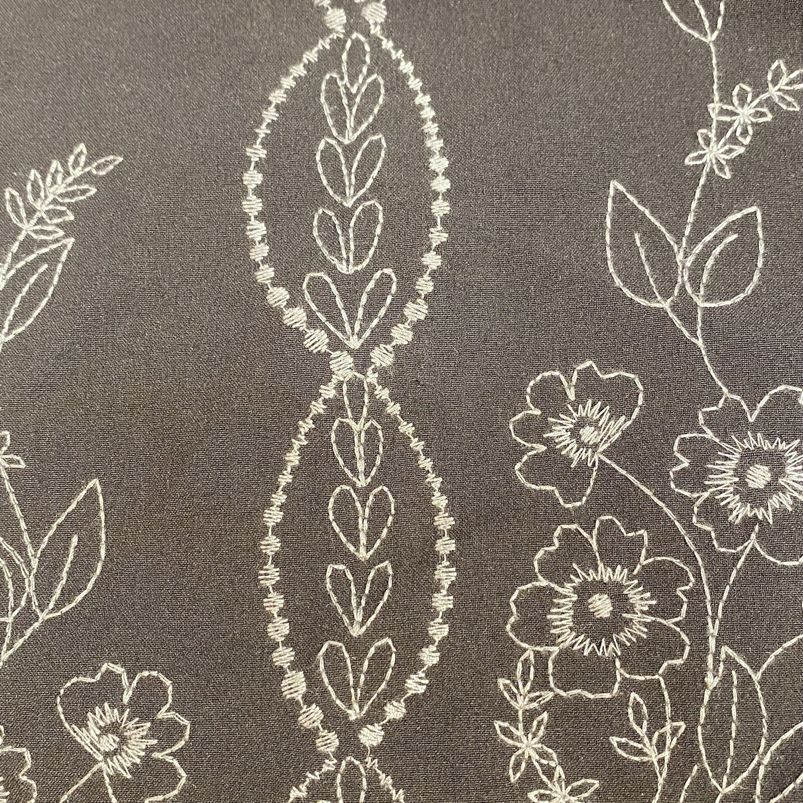 Grace Elements A-Line Embroidered Lined Skirt | S… - image 5