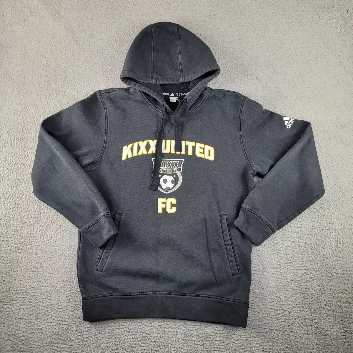 Adidas Hoodie Mens Medium Black Kixx United FC St Louis Youth