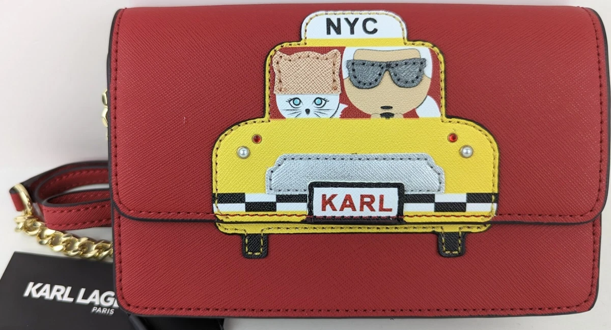 Karl Lagerfeld Maybelle Cell Phone Bag in Red