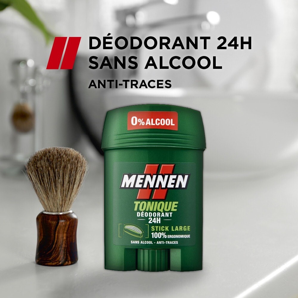 Lot De 5 Déodorants Stick MENNEN Tonique - 50 Ml Chacun - Fabriqué En France