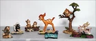 Lot of 7 COLLECTOR Sculptures from the Movie BAMBI, Disneyland Paris, RARE.