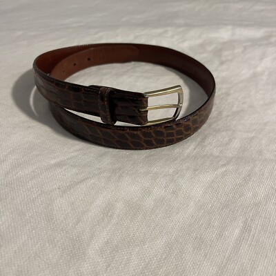 Ralph Lauren Women’s Genuine American Alligator belt Ralph Lauren womens belts Genuine American Alligator. | eBay main image 3