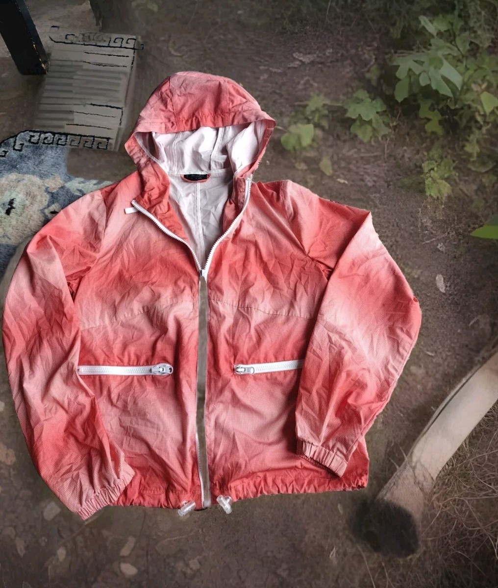 Topshop Womens Sport Style Hoodie Jacket Size 10 Orange