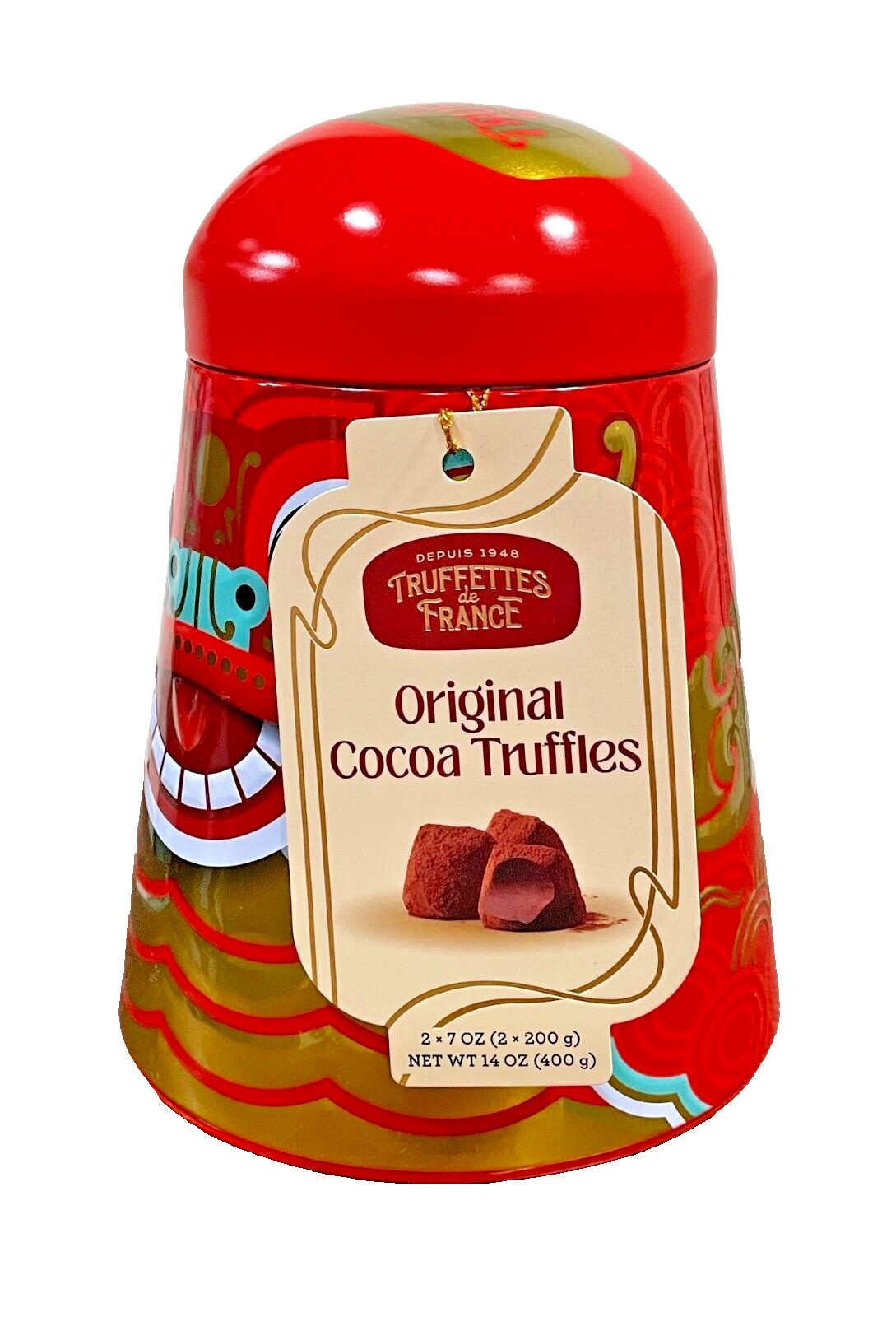 2-PACK Chocmod Truffettes de France Original Cocoa Truffles, 14 Ounce each