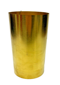 STILT LEG BRAND PRODUCTS .003 BRASS COIL  6" x  83-3/8" HAS SOME CUT OFF
