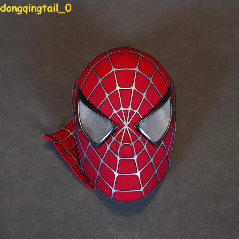 Movie Spider-Man Tobey Maguire Cosplay Mask Full Face Halloween Customized Props - Image 2 of 4