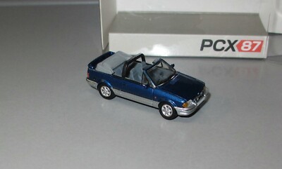 PCX 87, 870157, Ford Escort IV Cabriolet, metallic blau silber __ H9171