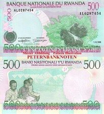 RUANDA RWANDA 500 Francs 1998 Unc  P 26  6001#❇️❇️
