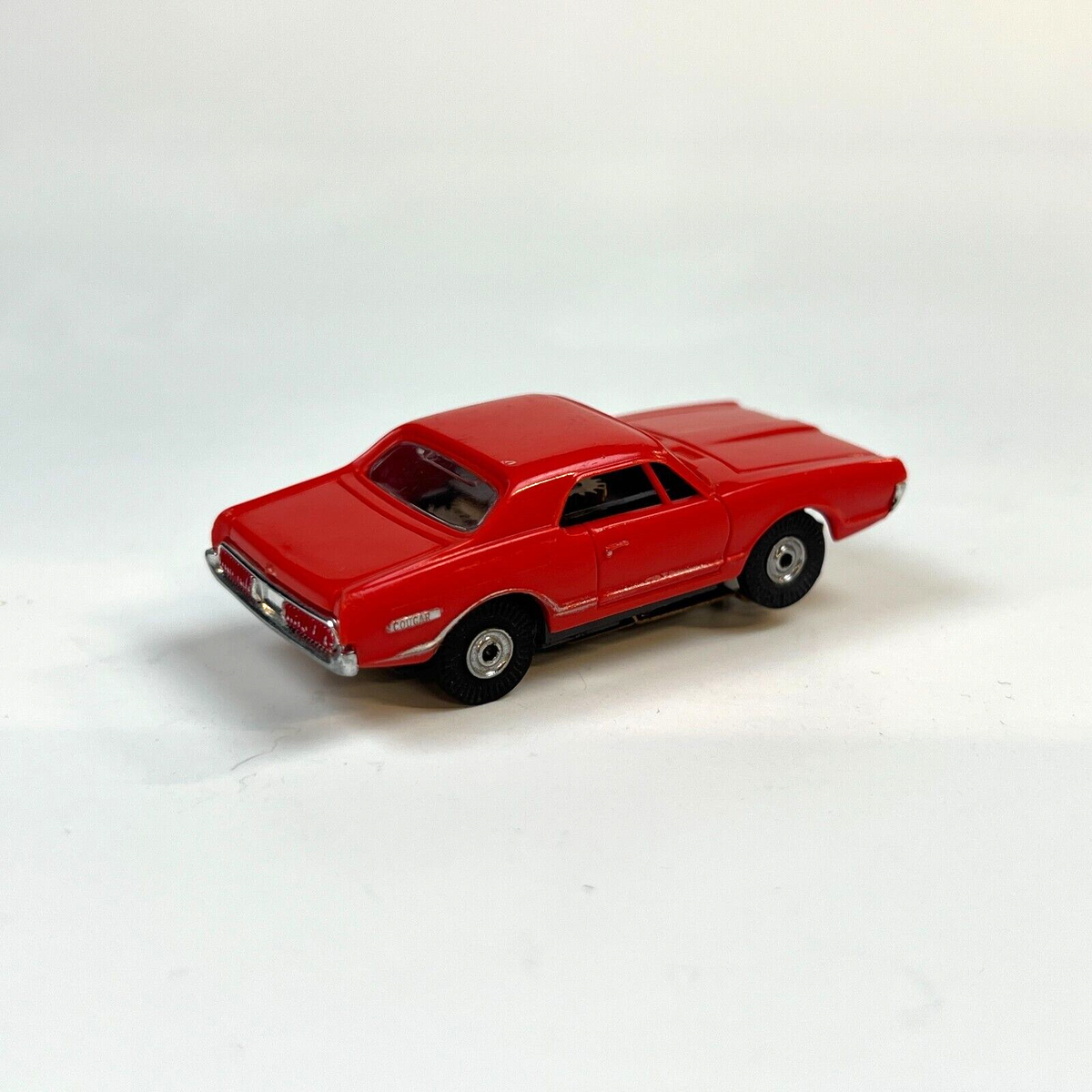 Vintage Aurora Thunderjet Red Cougar HO Slot Car No. 1389 | eBay