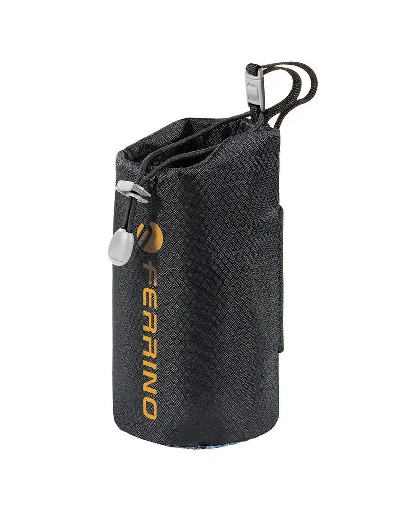 Ferrino Flask Case Porta Borraccia da Spallacci Zaino, Nero