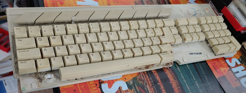 Atari ST Keyboard Internal with Cord (Working) 1040 Classic 16-bit Key Missing #4