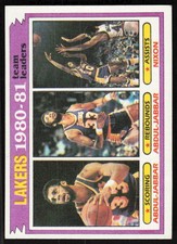 1981-82 Topps #55 Kareem Abdul-Jabbar / Norm Nixon