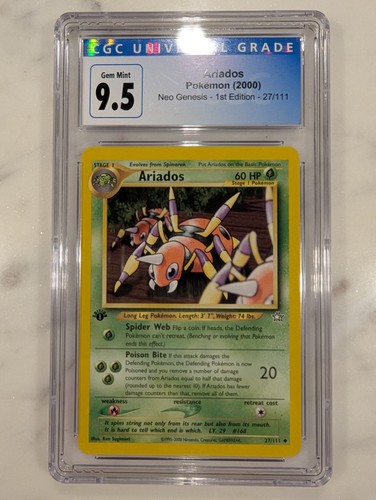 Ariados (1st Edition) graded CGC 10 for sale on eBay