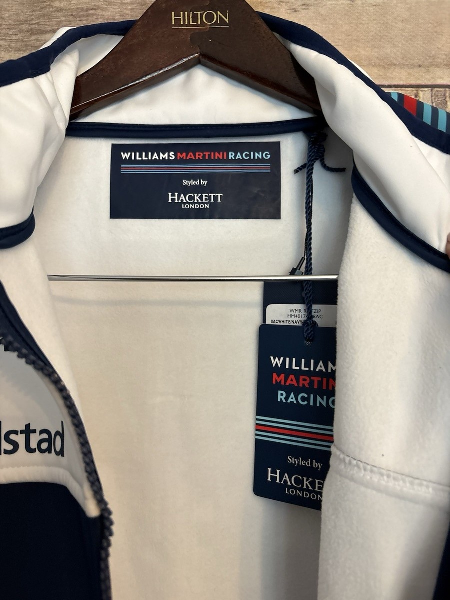 HACKETT F1 MARTINIモデル シェルジャケット Hackett London Williams Martini Racing Softshell Jacket F1